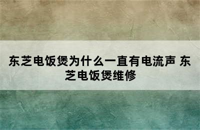 东芝电饭煲为什么一直有电流声 东芝电饭煲维修